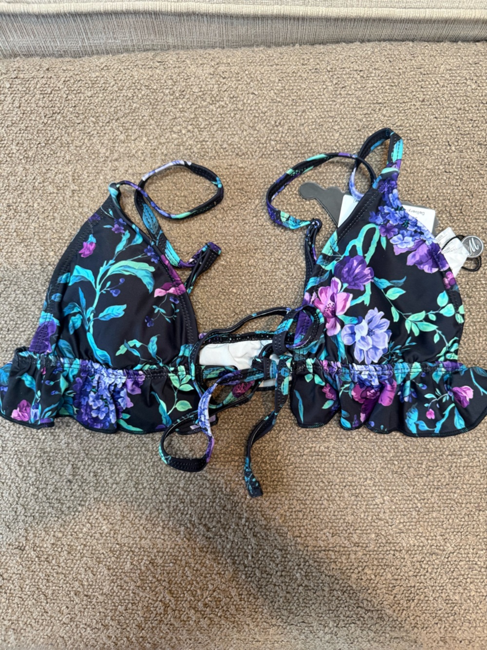 Ilona Bikini Top Violet NWT